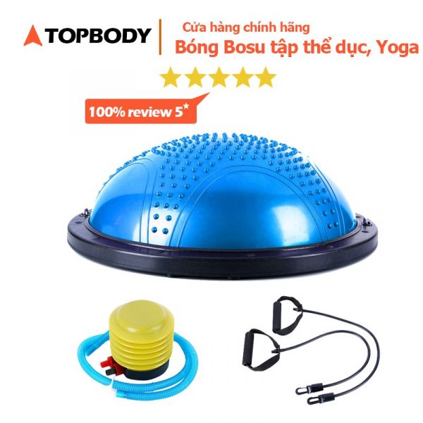 Bóng Bosu TOPBODY tập thể dục, Yoga tại nhà, tùy chỉnh cân bằng, massage cơ thể