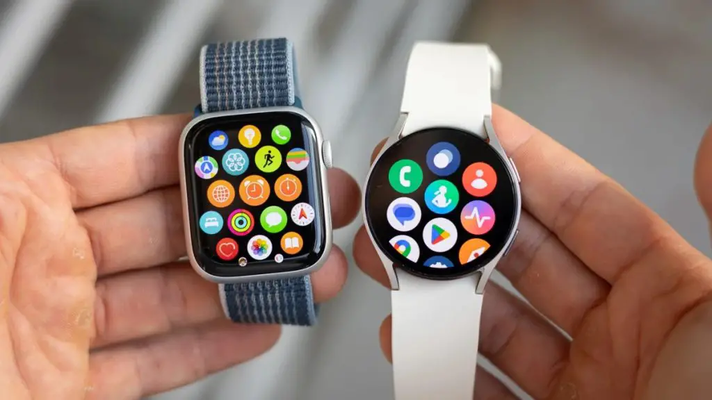 Apple Watch Series 9 và Samsung Galaxy 6