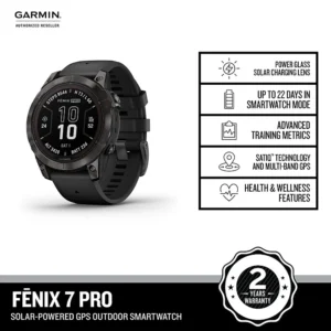 Đồng hồ thông minh Garmin fēnix 7 Pro – Sapphire Solar Edition_Mới, hàng chính hãng