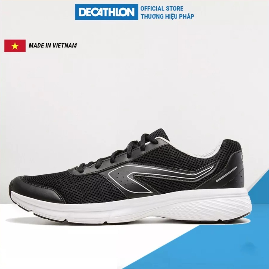 [DECATHLON] – Giày thể thao nam DECATHLON Kalenji Run Cushion Đen