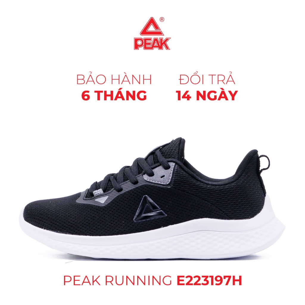 [PEAK] – Giày chạy bộ thể thao nam nữ PEAK Running siêu nhẹ thoáng khí E223197H E223198H