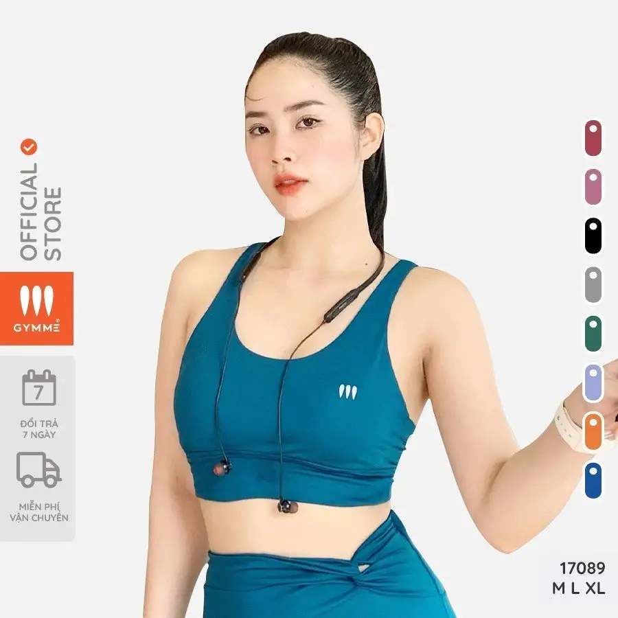 Áo sport bra lưng đan dây nữ tính tập gym, yoga cho nữ