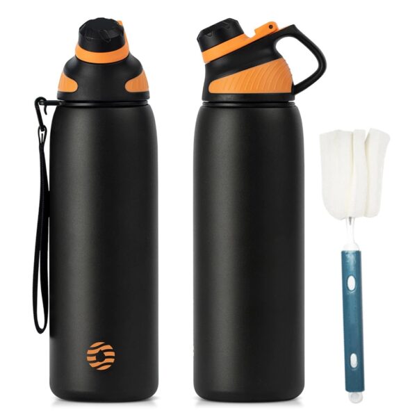 FJbottle Bình Giữ Nhiệt 600ml/800ml/1000ml Cách Nhiệt Chân Không, Chống Rò Rỉ, Nắp Từ Tính, Giữ Nhiệt Lạnh/Nóng